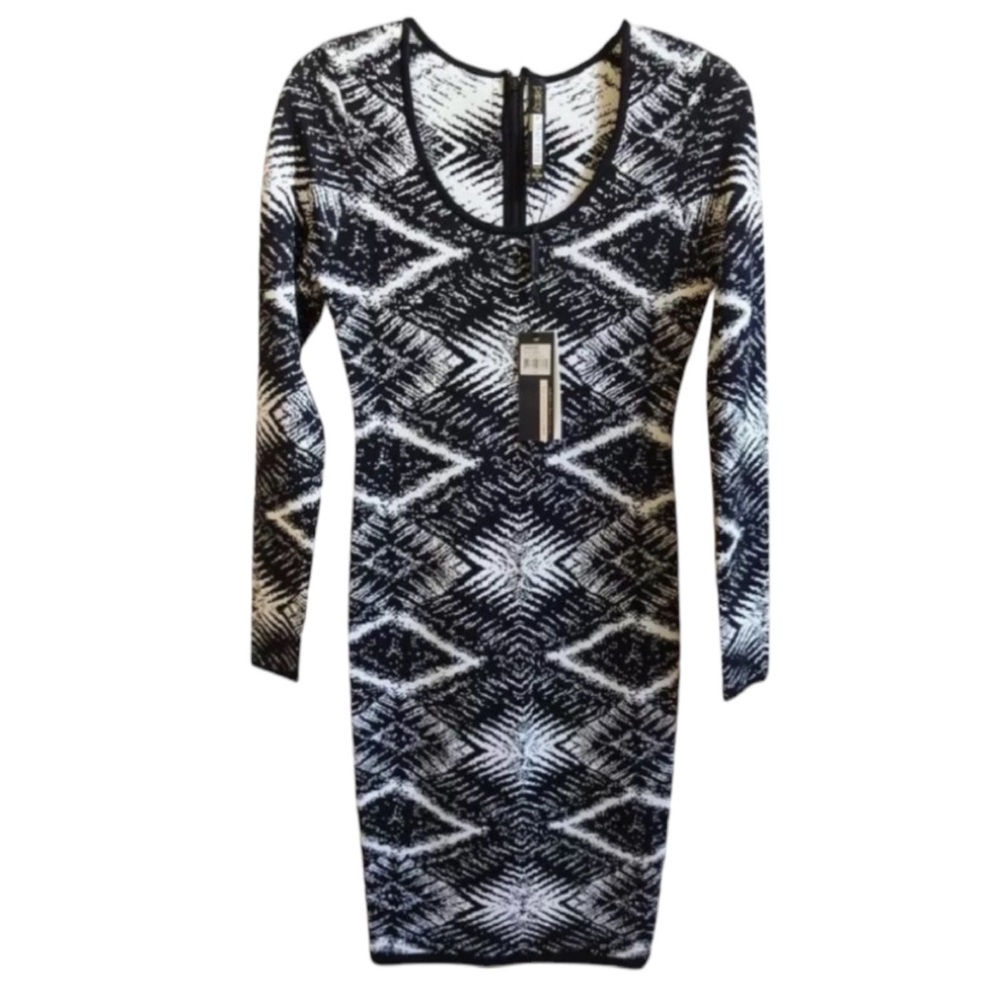 $148 Anthropologie Jacquard Dress Small 2 4 Sheath Stretch Plenty Tracey Reese